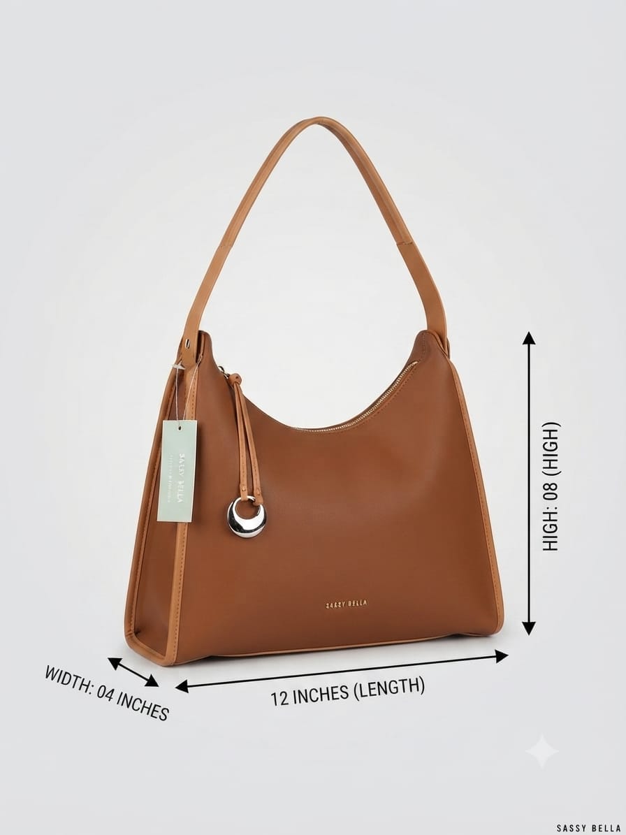 Sessy Bella Premium PU Leather Hobo Bag | High-End Women's Shoulder Handbag | Stylish Casual & Formal Fashion Bag