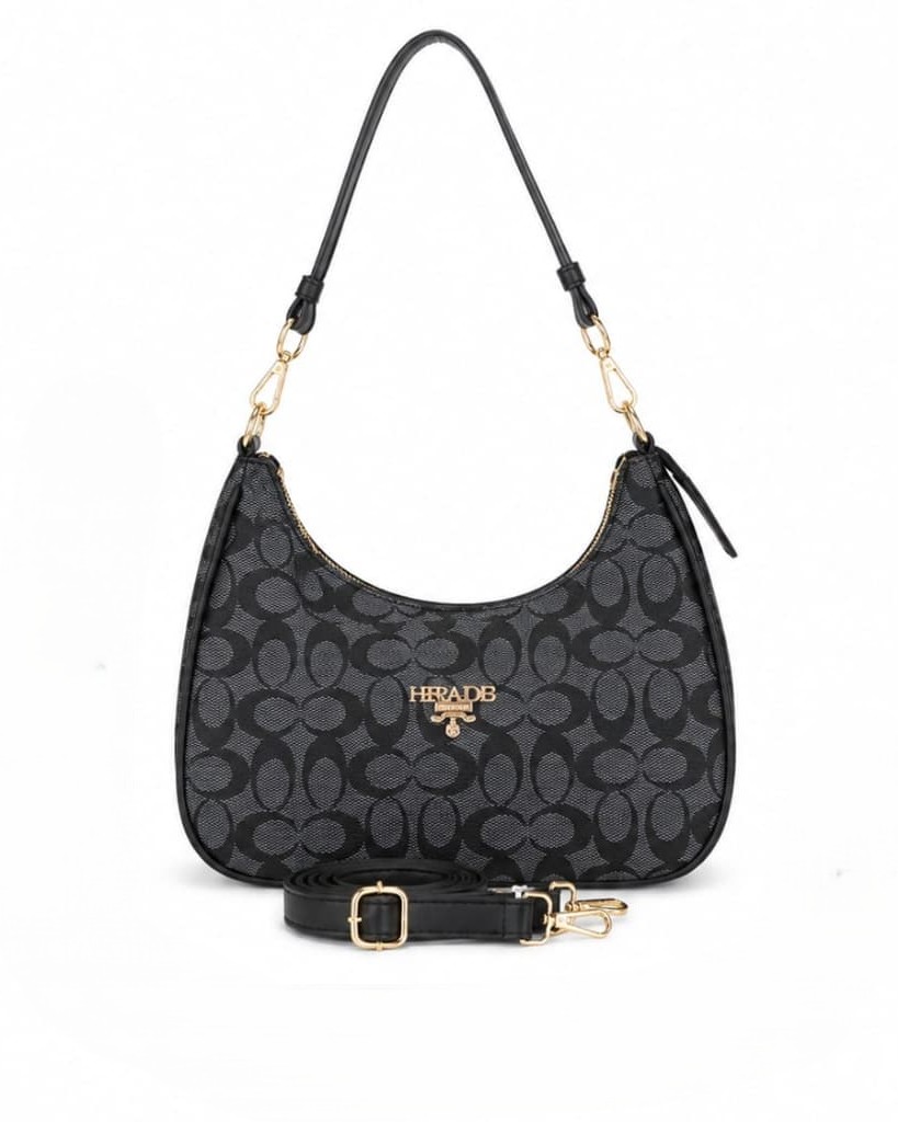 Imported Premium PU Matte Moon Shape Handbag | High-End Women's Shoulder Bag | Stylish Formal & Casual Fashion Purse