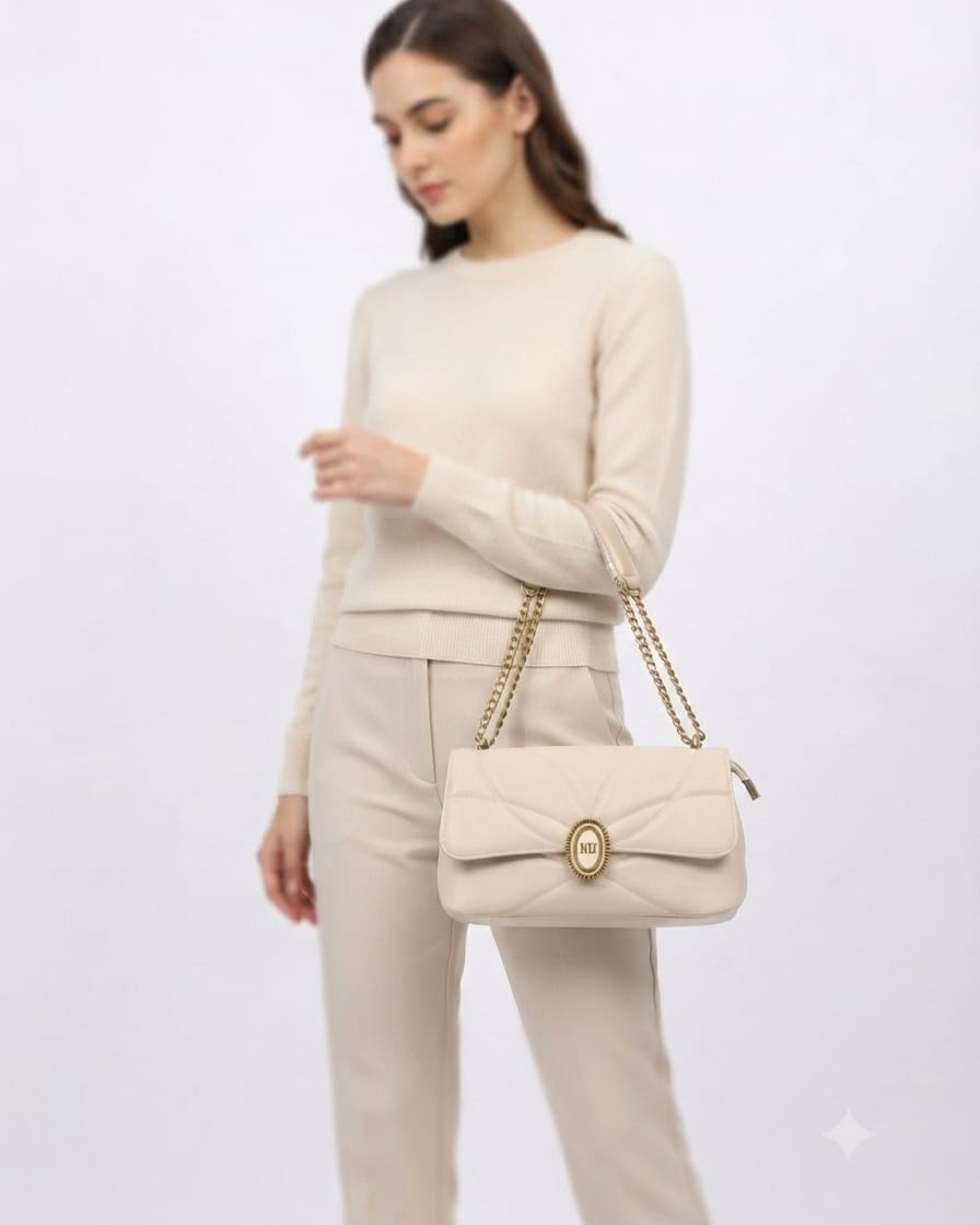 Imported Premium PU Soft Moon Shape Sling Bag | High-End Women's Crossbody Shoulder Bag | Stylish Formal & Casual Handbag
