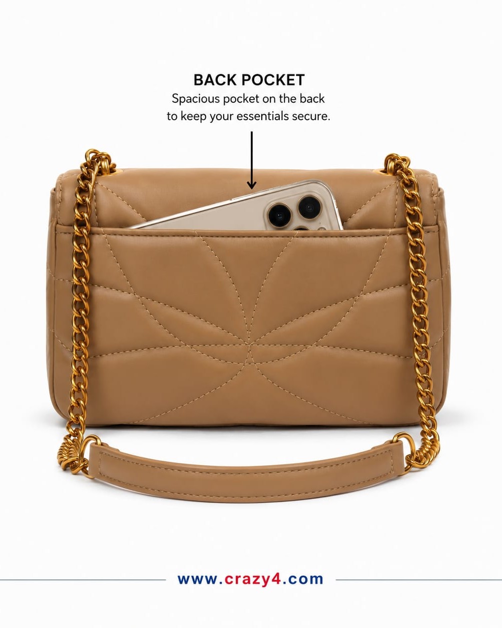 Imported Premium PU Soft Moon Shape Sling Bag | High-End Women's Crossbody Shoulder Bag | Stylish Formal & Casual Handbag
