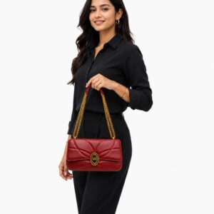 Imported Premium PU Soft Moon Shape Sling Bag | High-End Women’s Crossbody Shoulder Bag | Stylish Formal & Casual Handbag