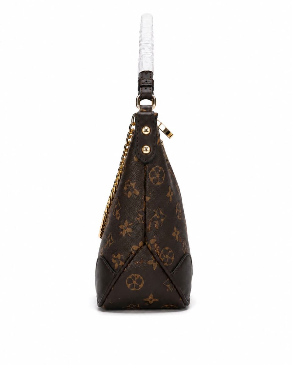 Imported Premium Matte PU Leather Moon Shape Handbag | High-End Women’s Shoulder Bag for Casual & Formal Fashion