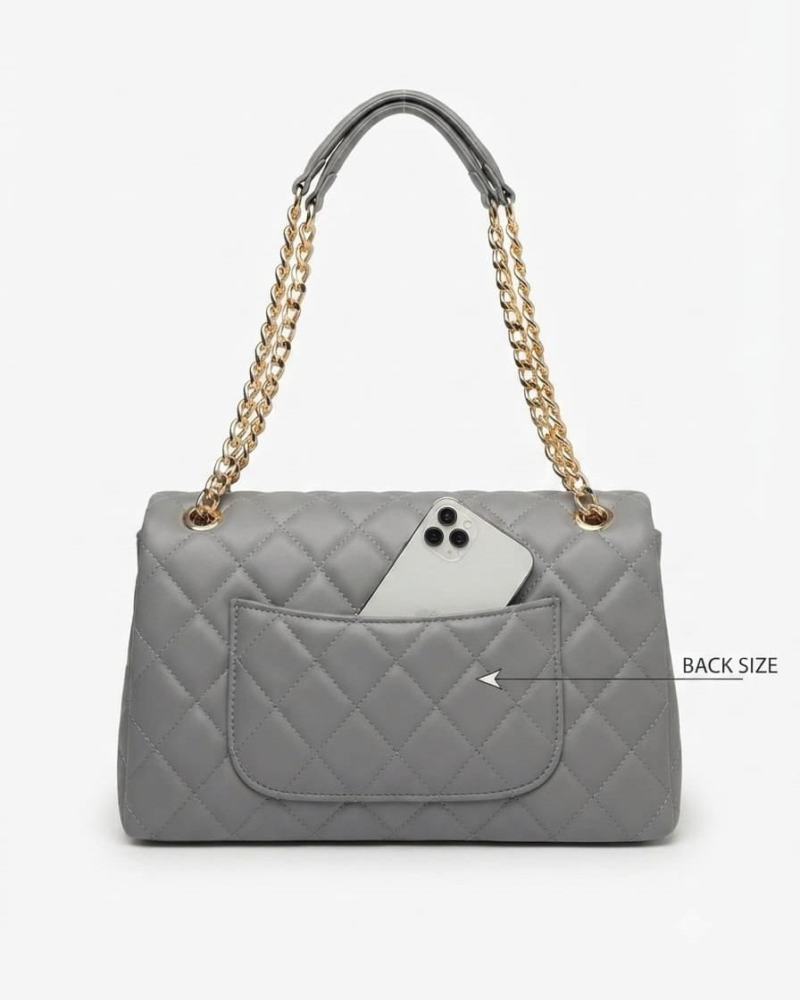 Imported High-End Soft PU Leather Sling Bag with Chain Strap | Premium Women’s Crossbody Bag for Casual & Formal Fashion 2