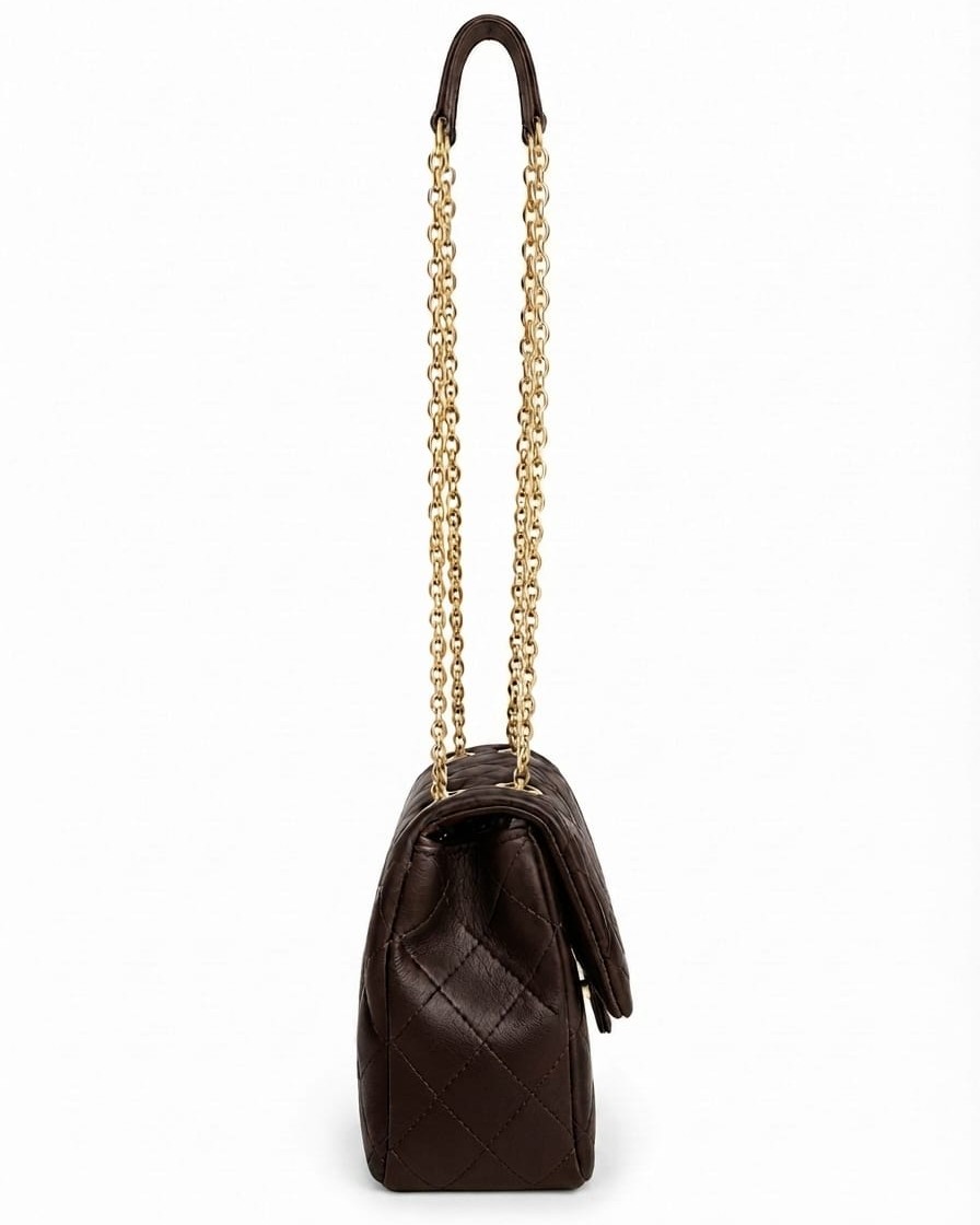 Imported High-End Soft PU Leather Sling Bag with Chain Strap | Premium Women’s Crossbody Bag for Casual & Formal Fashion 2