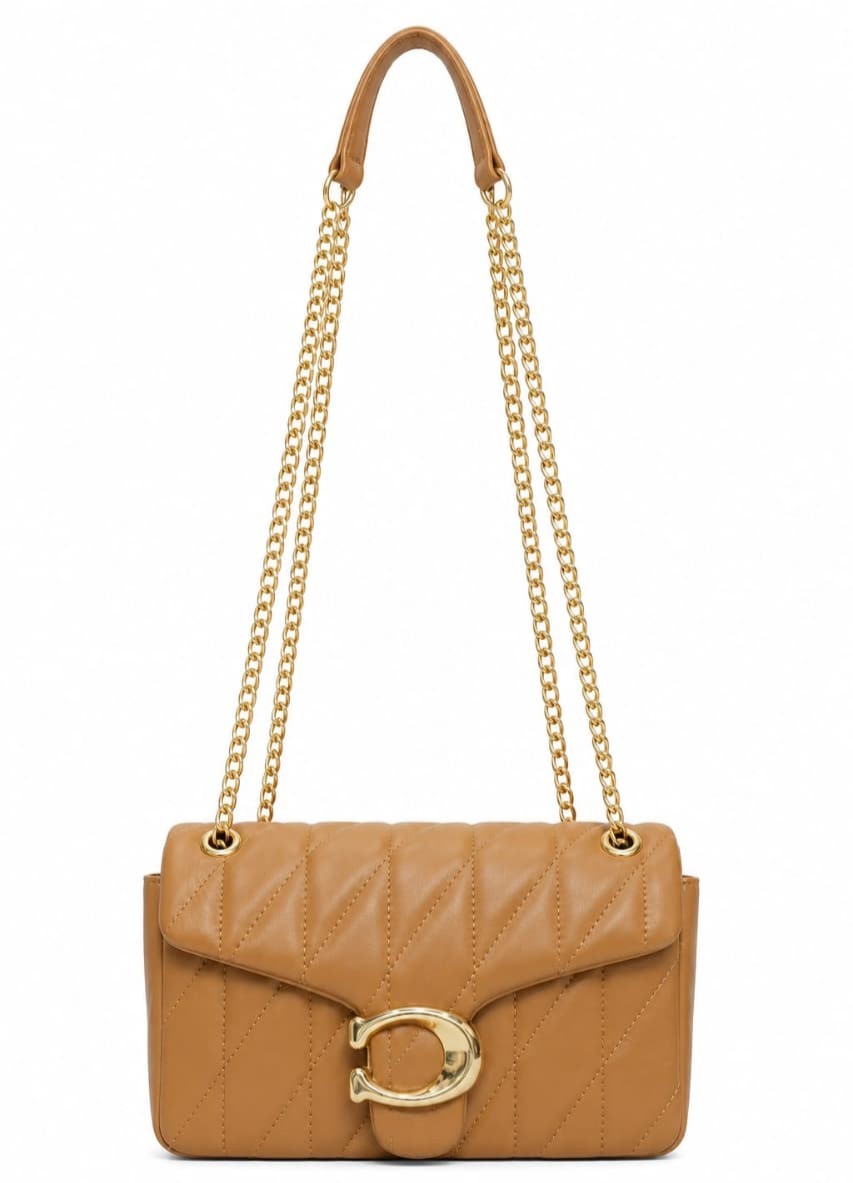 Imported High-End Soft PU Leather Sling Bag with Chain Strap | Premium Women’s Crossbody Bag for Casual & Formal Fashion 2