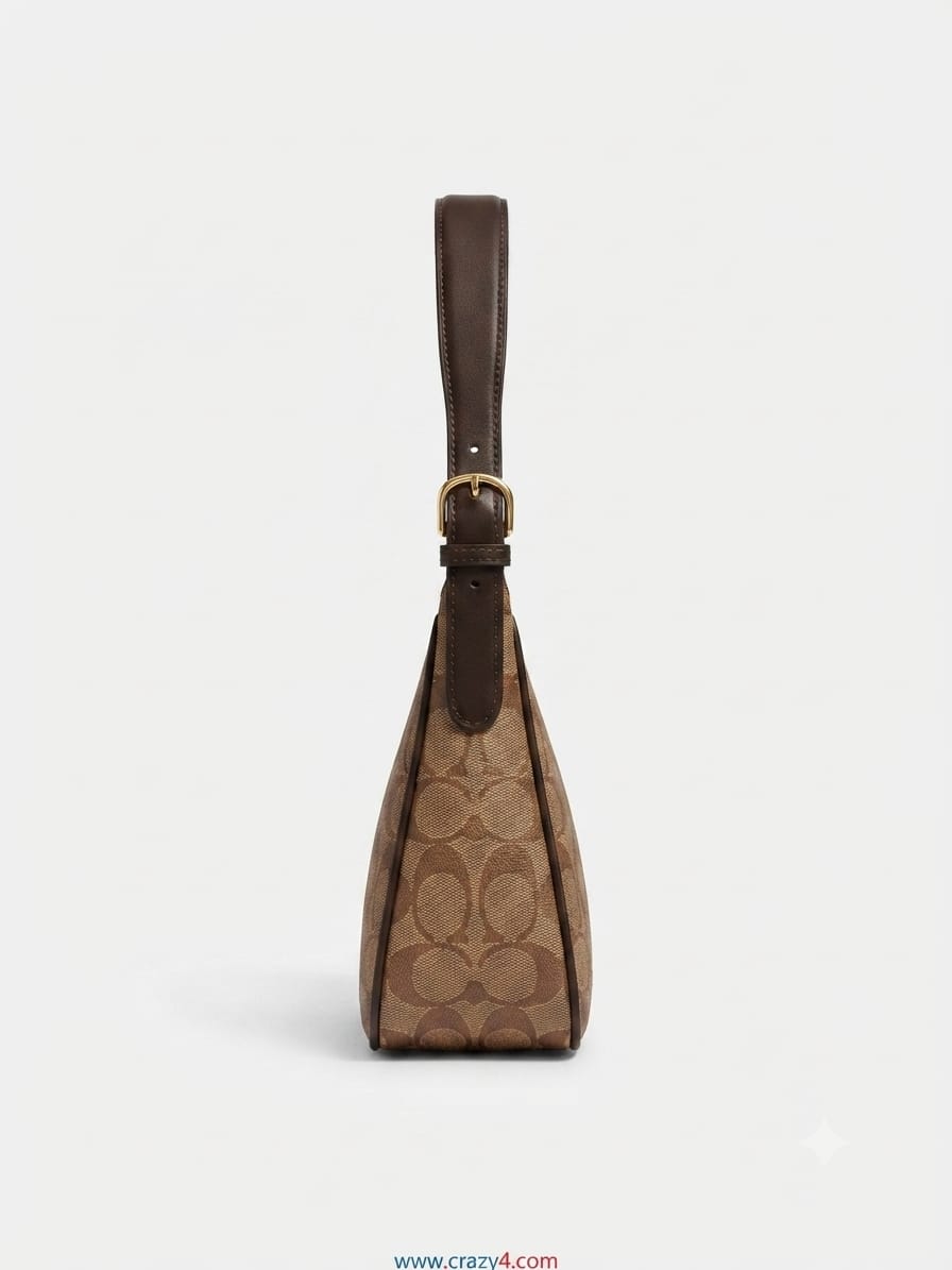 Imported Premium Matte PU Leather Moon Shape Handbag | High-End Women’s Shoulder Bag for Casual & Formal Fashion