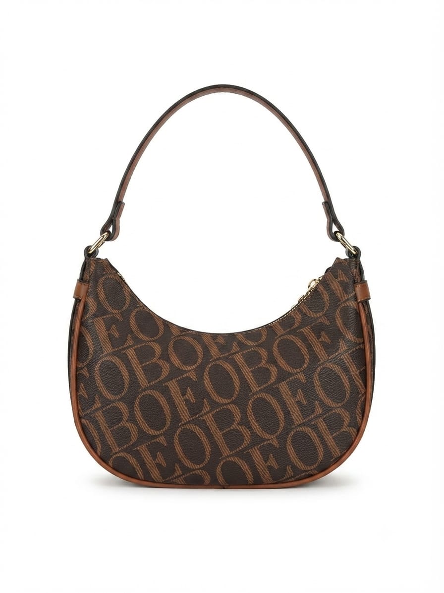 Imported Premium Matte PU Leather Moon Shape Handbag | High-End Women’s Shoulder Bag for Casual & Formal Fashion