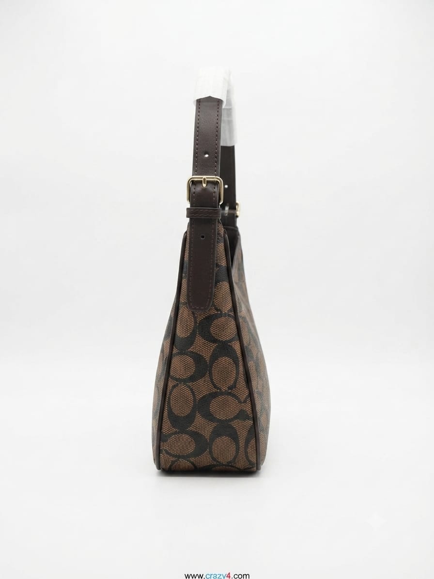Imported Premium Matte PU Leather Moon Shape Handbag | High-End Women’s Shoulder Bag for Casual & Formal Fashion