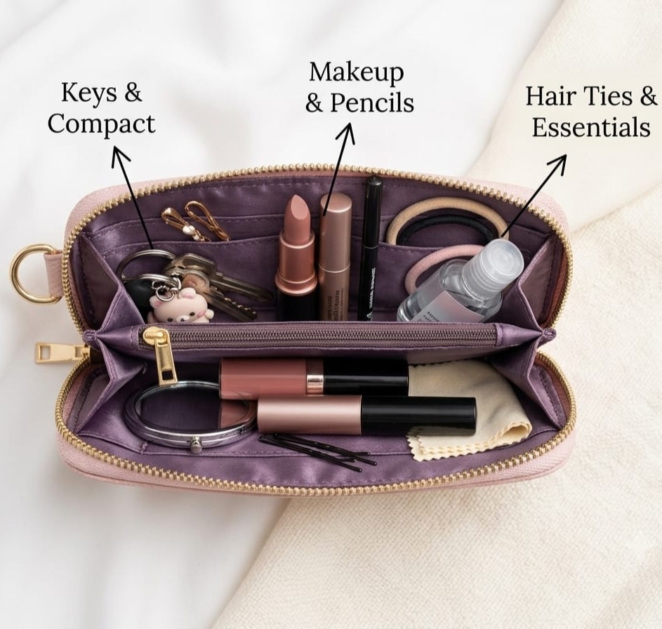 Imported High-End Fashion PU Handkit Clutch | Elegant Women’s Handheld Bag for Party, Casual & Formal Use