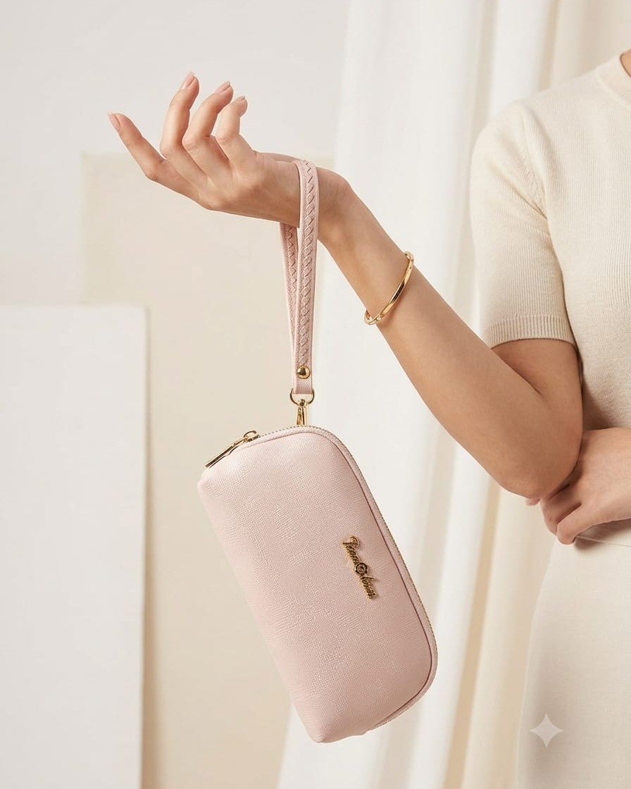 Imported High-End Fashion PU Handkit Clutch | Elegant Women’s Handheld Bag for Party, Casual & Formal Use