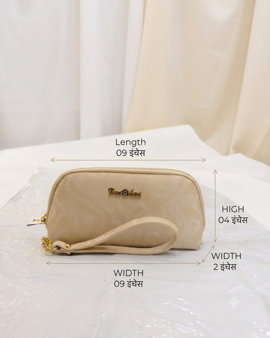 Imported High-End Fashion PU Handkit Clutch | Elegant Women’s Handheld Bag for Party, Casual & Formal Use