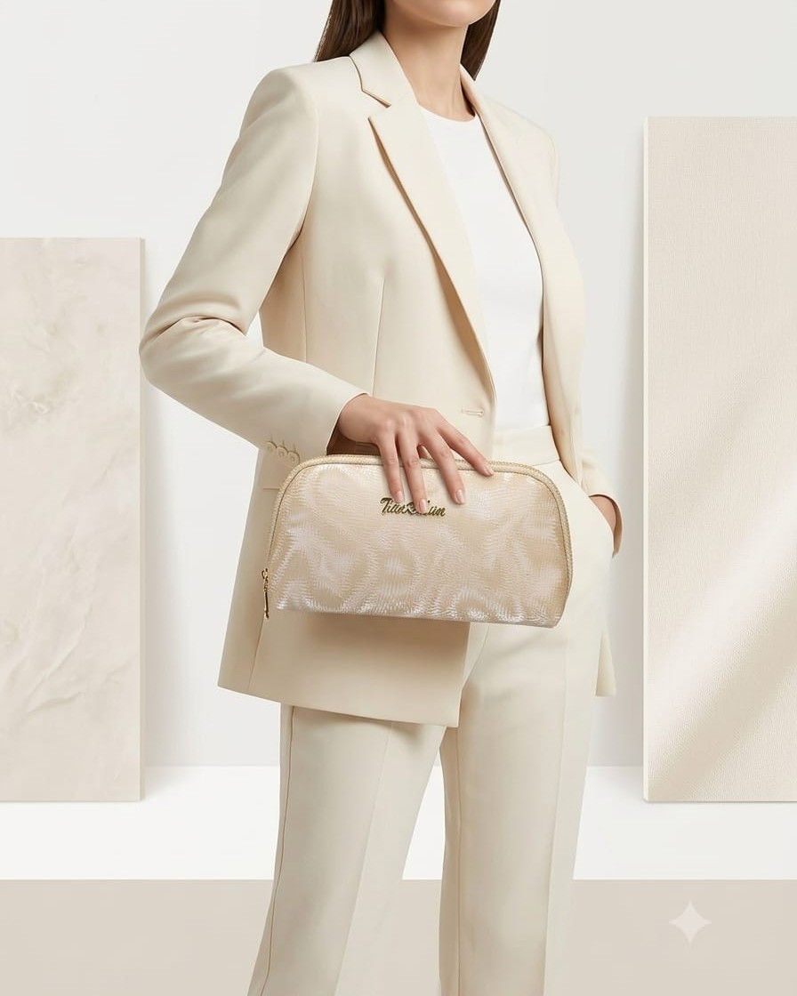 Imported High-End Fashion PU Handkit Clutch | Elegant Women’s Handheld Bag for Party, Casual & Formal Use