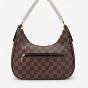 Imported Premium Matte PU Leather Moon Shape Handbag in Coffee | High-End Women’s Shoulder Bag for Casual & Formal Fashion