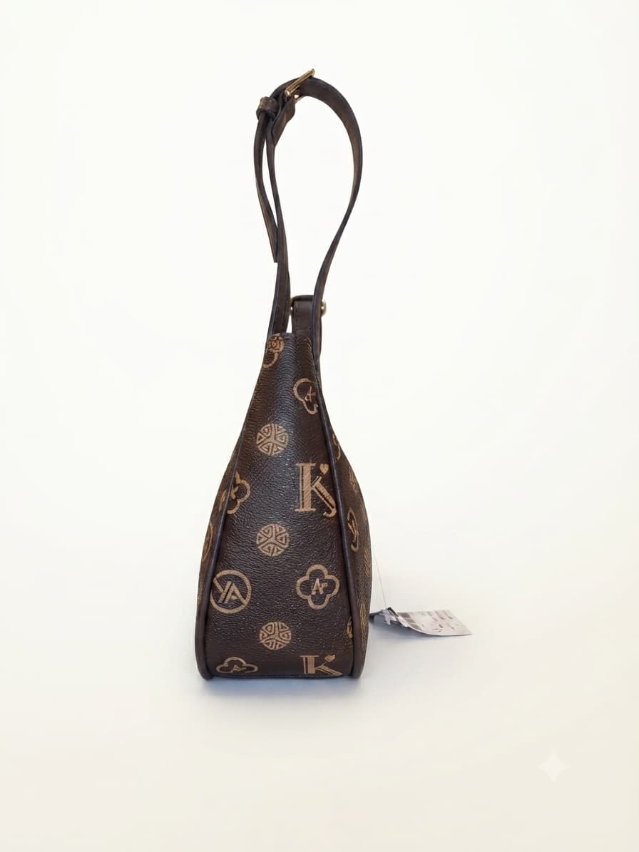 Imported Premium Matte PU Leather Moon Shape Handbag | High-End Women’s Shoulder Bag for Casual & Formal Fashion