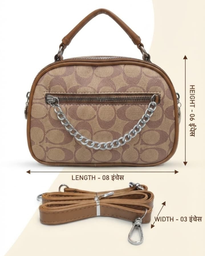 Imported High-End Convertible Sling Bag with Top Handle | Premium Women’s Crossbody & Handheld Bag for Casual & Formal Fashion