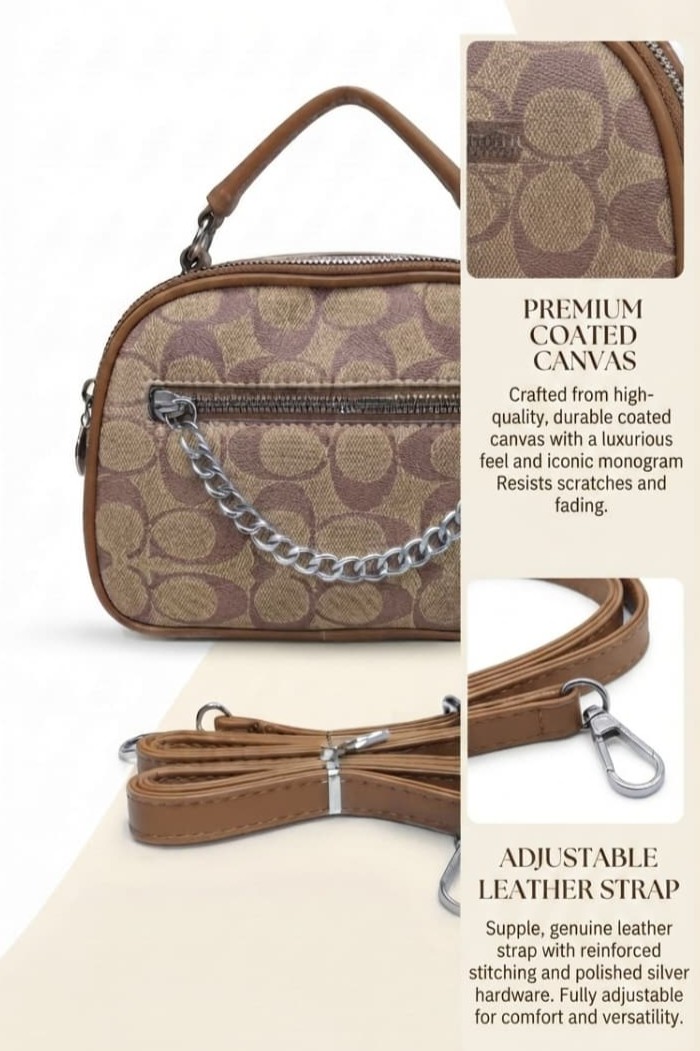 Imported High-End Convertible Sling Bag with Top Handle | Premium Women’s Crossbody & Handheld Bag for Casual & Formal Fashion