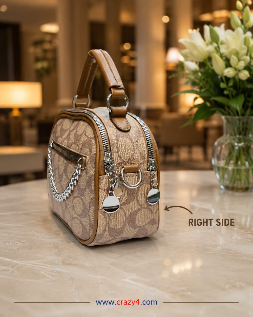Imported High-End Convertible Sling Bag with Top Handle | Premium Women’s Crossbody & Handheld Bag for Casual & Formal Fashion
