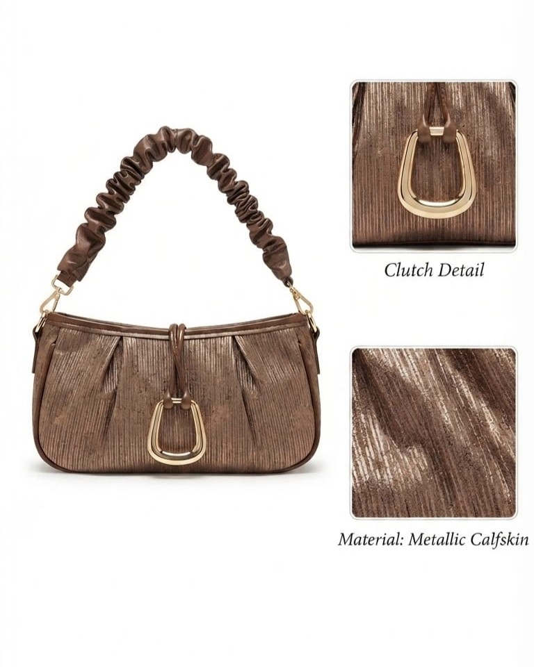 Imported High-End Mini Hobo Bag with Dual Straps | Premium Women’s Trendy Shoulder & Crossbody Bag for Casual & Formal Fashion