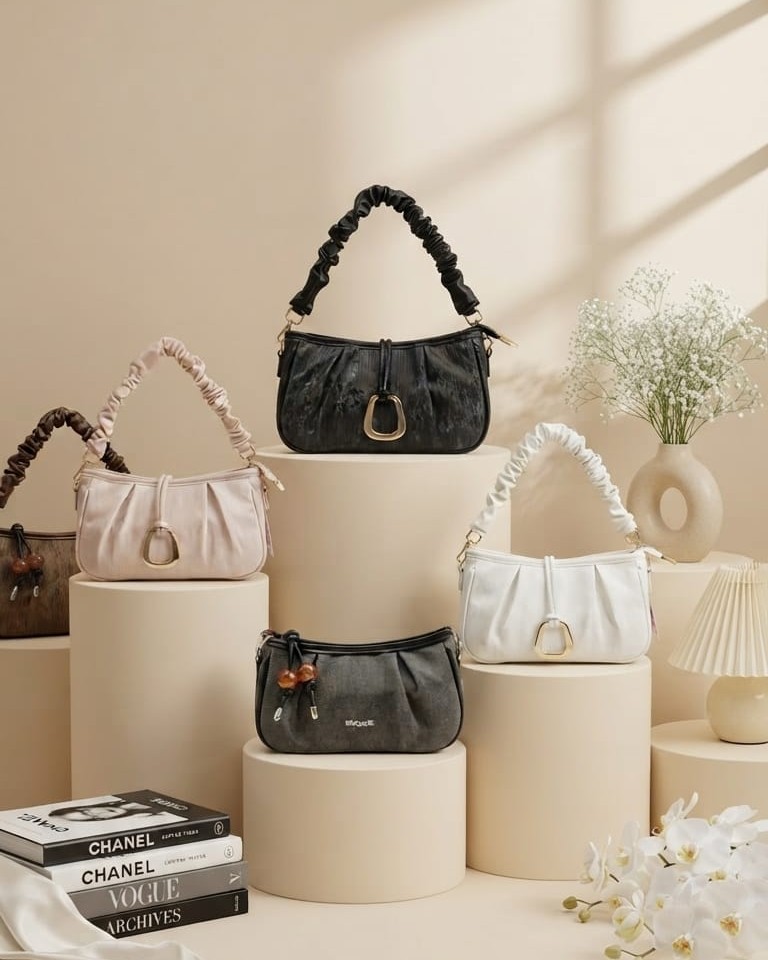 Imported High-End Mini Hobo Bag with Dual Straps | Premium Women’s Trendy Shoulder & Crossbody Bag for Casual & Formal Fashion