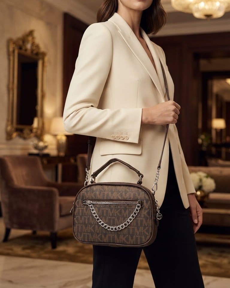 Imported High-End Convertible Sling Bag with Top Handle | Premium Women’s Crossbody & Handheld Bag for Casual & Formal Fashion