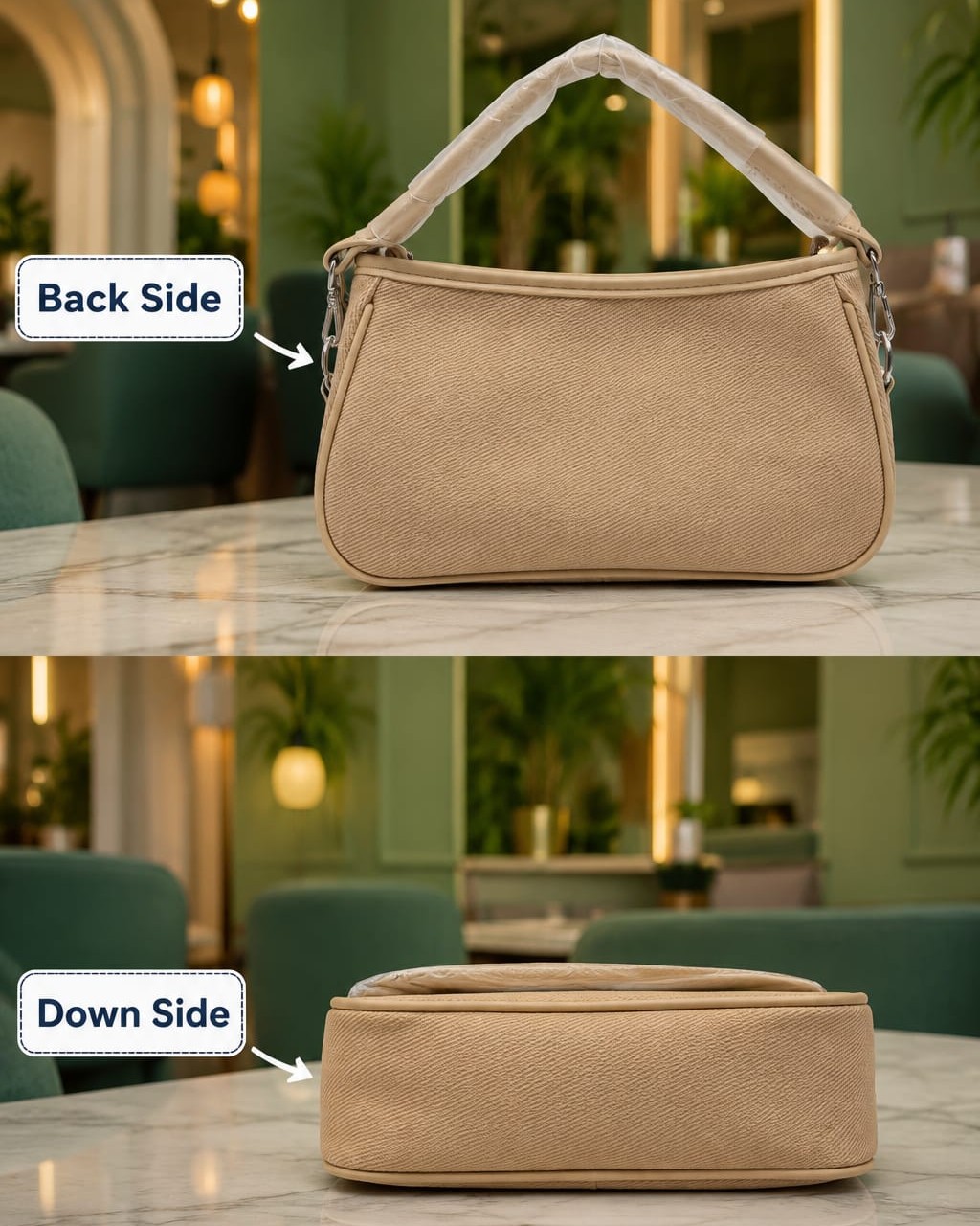 Imported High-End Matte Mini Hobo Bag with Dual Straps | Premium Women’s Trendy Shoulder & Crossbody Bag for Casual & Formal Fashion