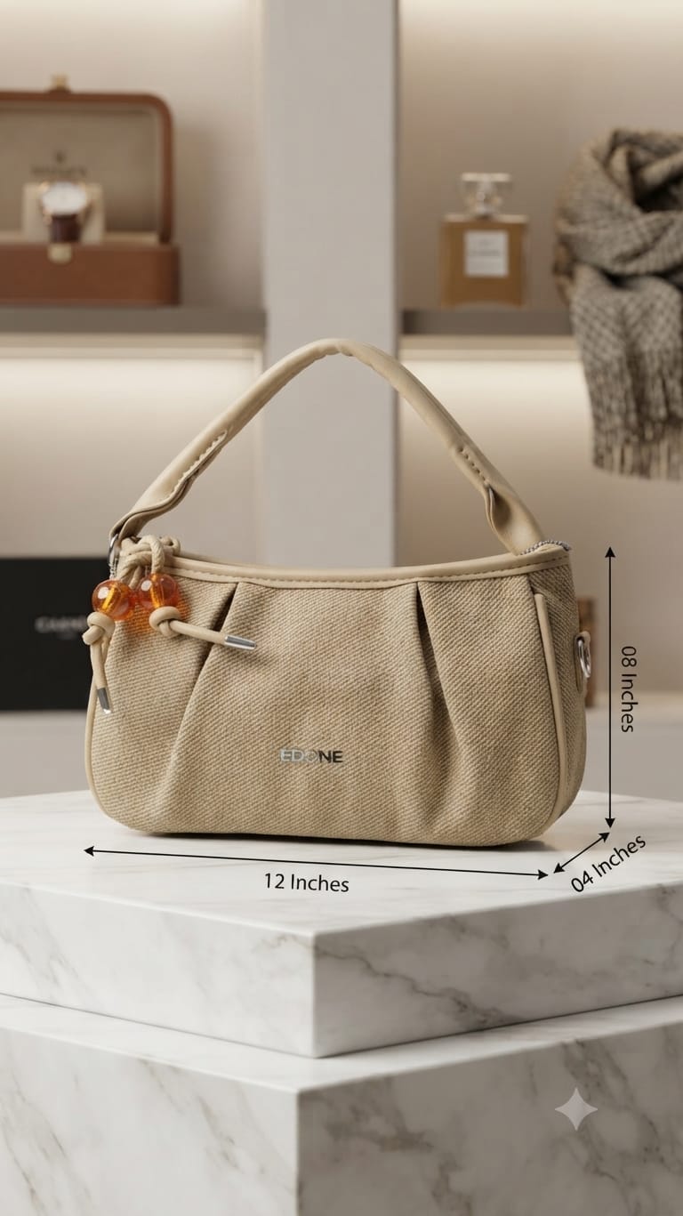 Imported High-End Matte Mini Hobo Bag with Dual Straps | Premium Women’s Trendy Shoulder & Crossbody Bag for Casual & Formal Fashion