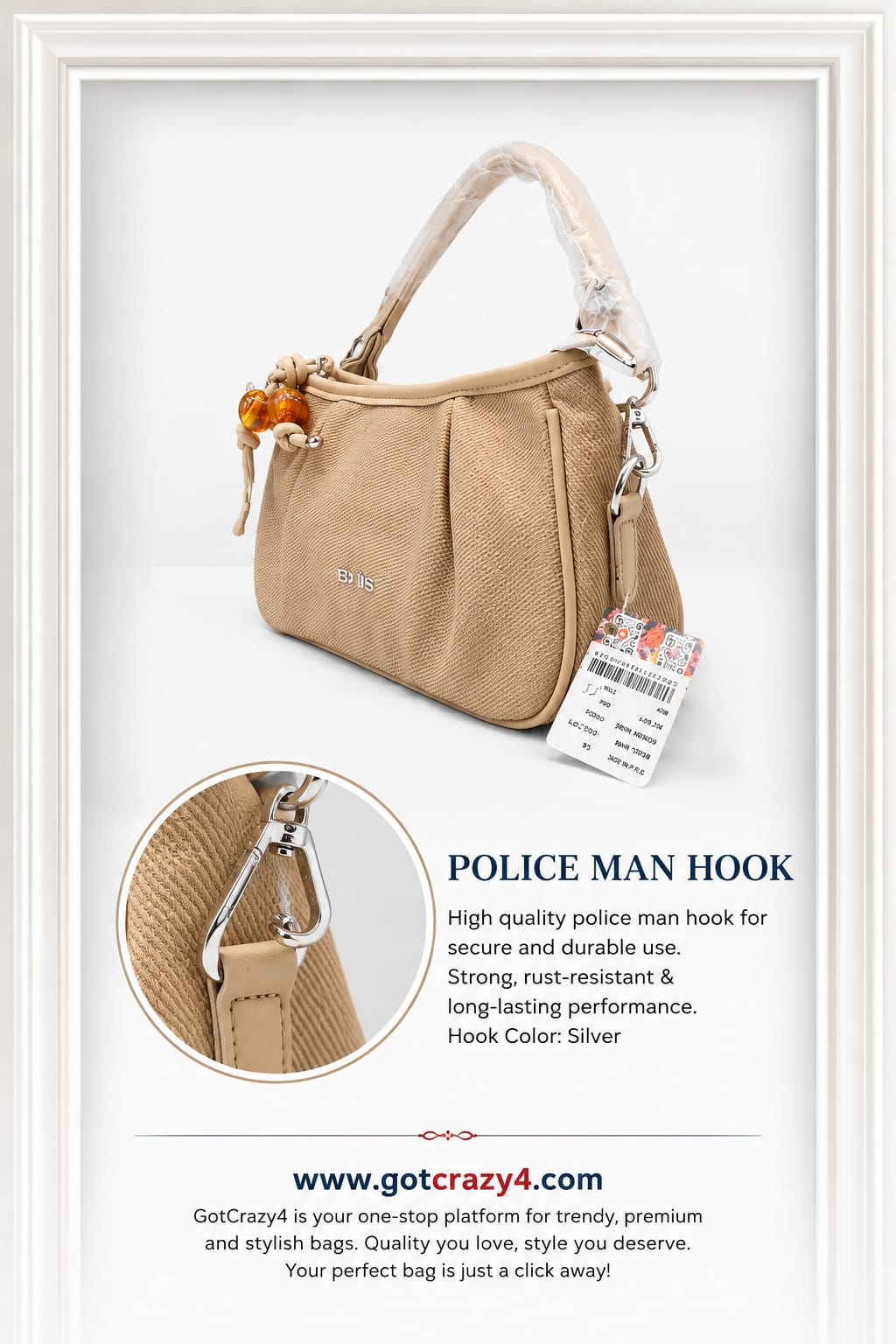 Imported High-End Matte Mini Hobo Bag with Dual Straps | Premium Women’s Trendy Shoulder & Crossbody Bag for Casual & Formal Fashion