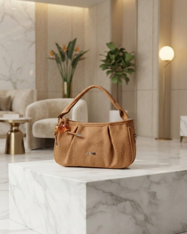 Imported High-End Matte Mini Hobo Bag with Dual Straps | Premium Women’s Trendy Shoulder & Crossbody Bag for Casual & Formal Fashion