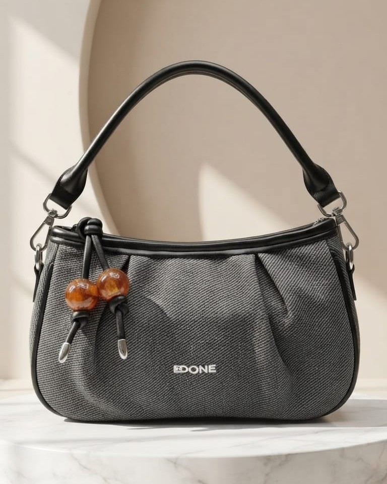 Imported High-End Matte Mini Hobo Bag with Dual Straps | Premium Women’s Trendy Shoulder & Crossbody Bag for Casual & Formal Fashion