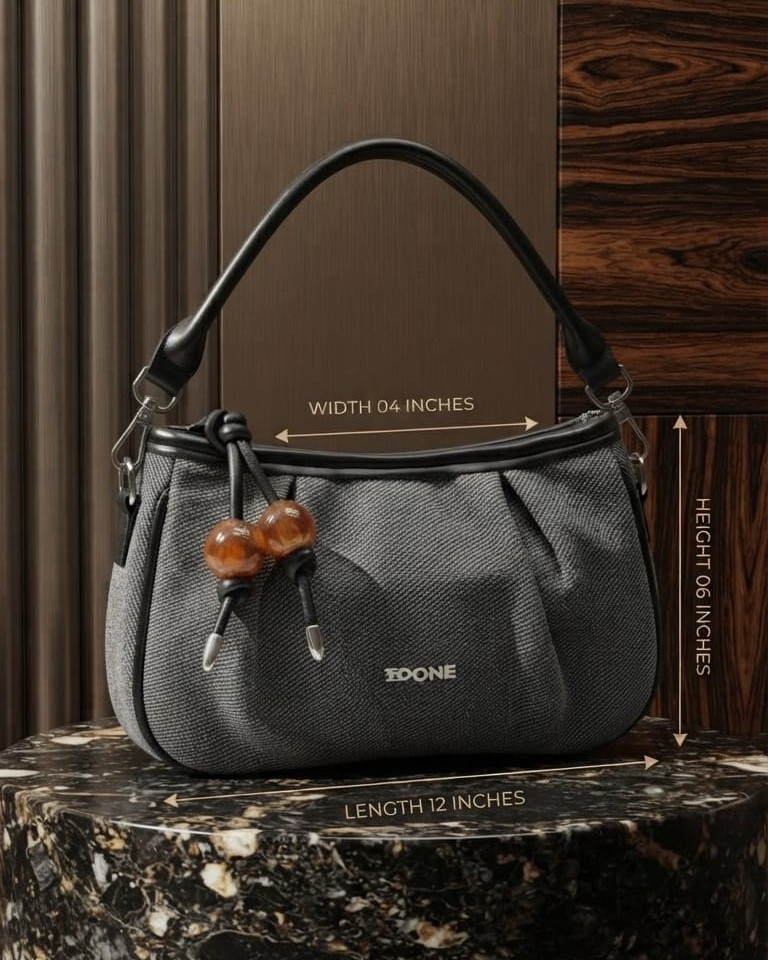 Imported High-End Matte Mini Hobo Bag with Dual Straps | Premium Women’s Trendy Shoulder & Crossbody Bag for Casual & Formal Fashion