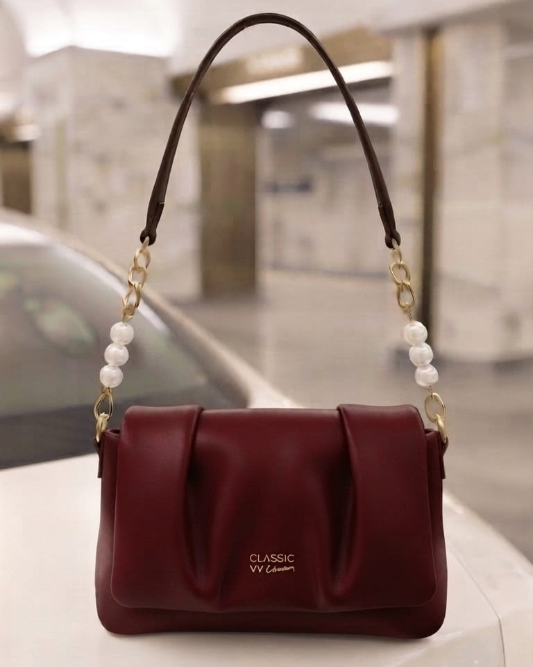 Classic Premium Soft PU Leather Sling Bag for Women | High-End Trendy Partywear Crossbody Bag