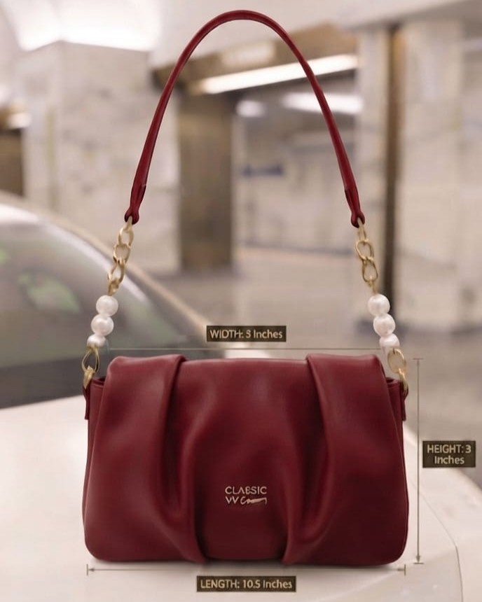 Classic Premium Soft PU Leather Sling Bag for Women | High-End Trendy Partywear Crossbody Bag