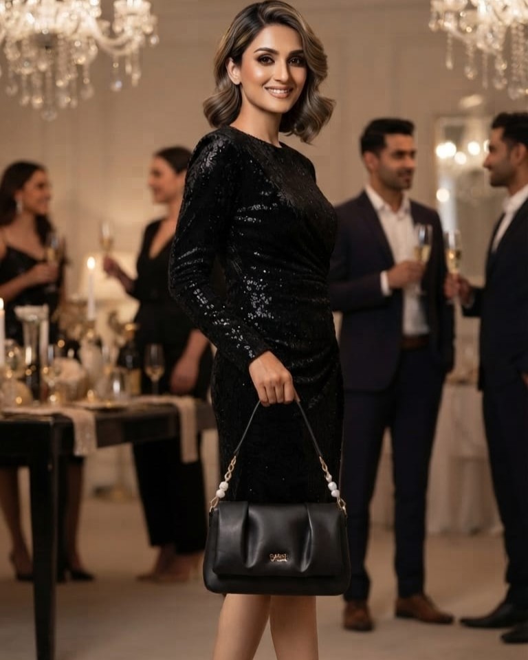 Classic Premium Soft PU Leather Sling Bag for Women | High-End Trendy Partywear Crossbody Bag