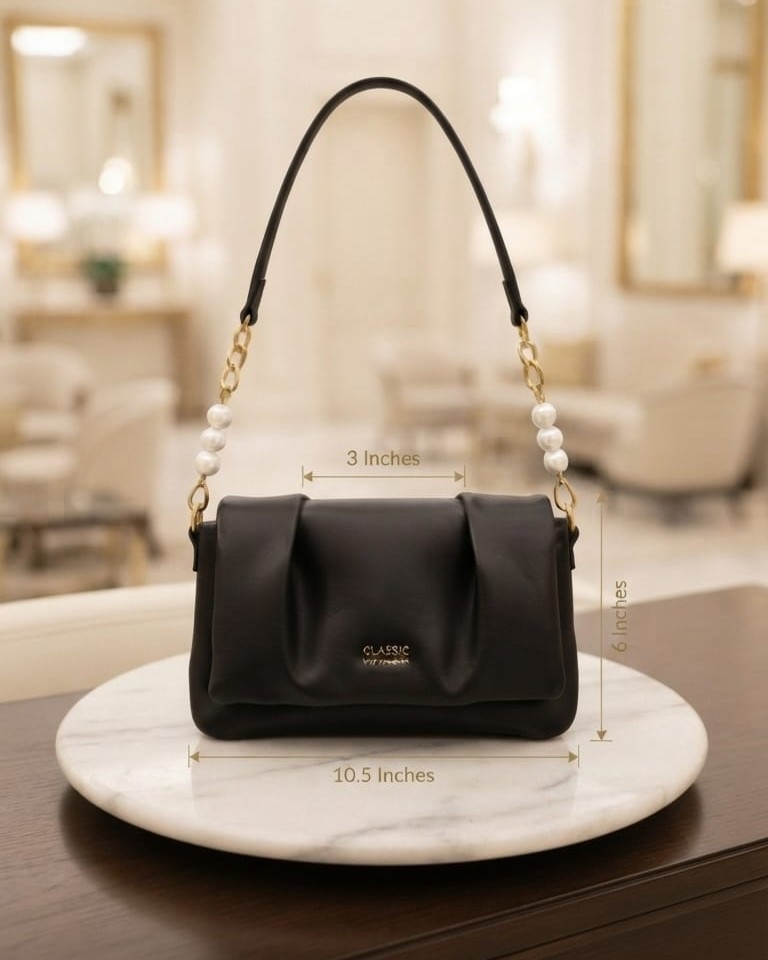Classic Premium Soft PU Leather Sling Bag for Women | High-End Trendy Partywear Crossbody Bag
