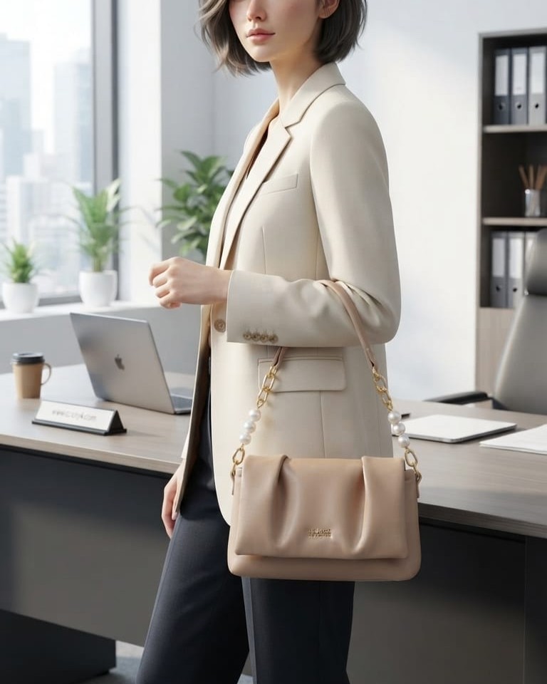 Classic Premium Soft PU Leather Sling Bag for Women | High-End Trendy Partywear Crossbody Bag