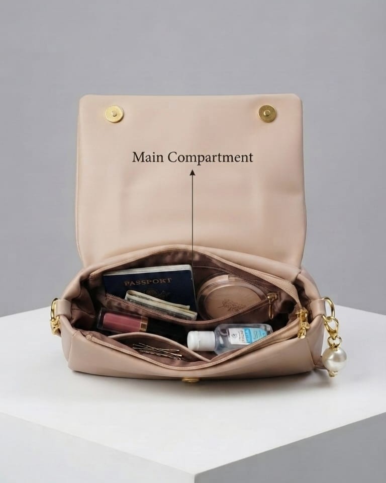 Classic Premium Soft PU Leather Sling Bag for Women | High-End Trendy Partywear Crossbody Bag