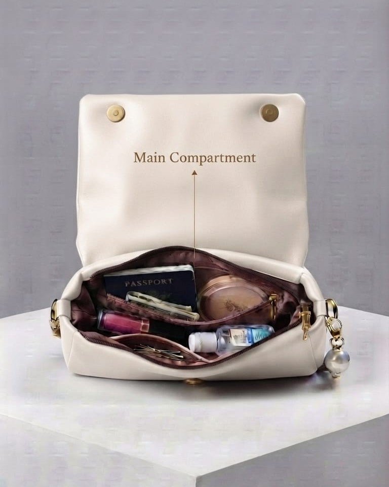 Classic Premium Soft PU Leather Sling Bag for Women | High-End Trendy Partywear Crossbody Bag