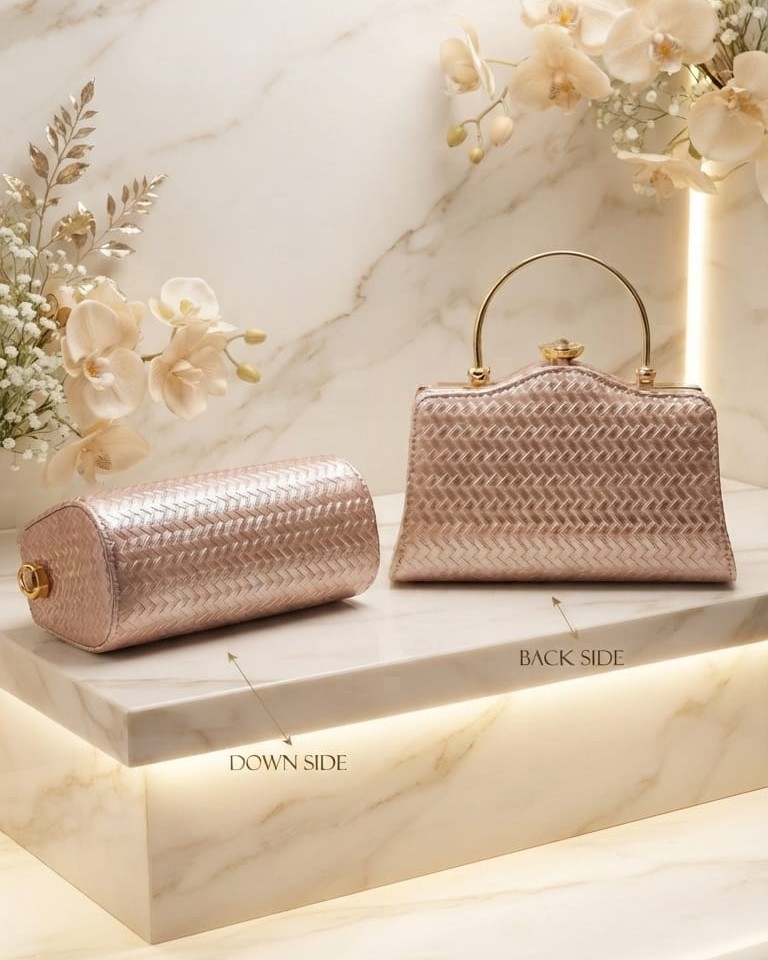 Edone Premium Party Clutch Bag for Women | Stylish Fancy Party Handbag | 1 Compartment | Elegant Small Clutch with Zip Closure for Special Occasions