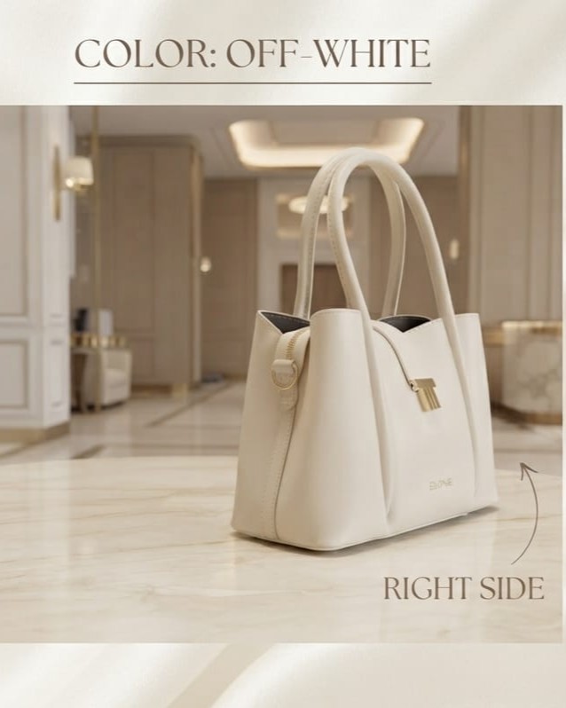 EDONE Premium Leatherette Modern Handbag in Trendy Colors | Designer Top-Handle Purse & Tote for Women