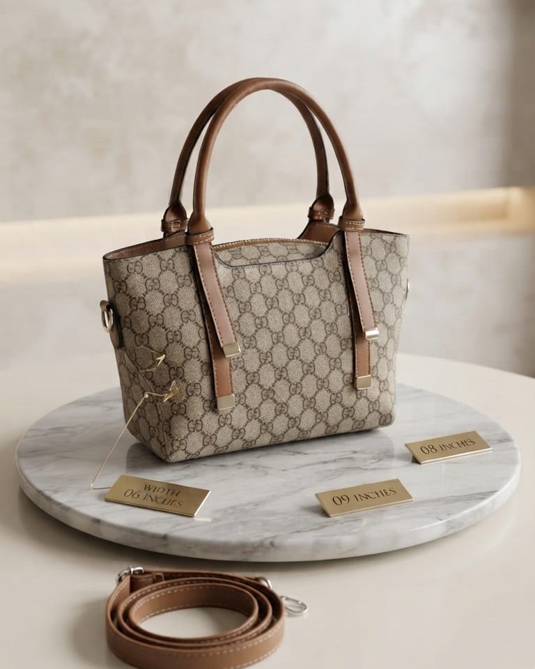 Imported Premium Finish Partywear Handbag for Women | Stylish Structured Top-Handle Purse & Tote