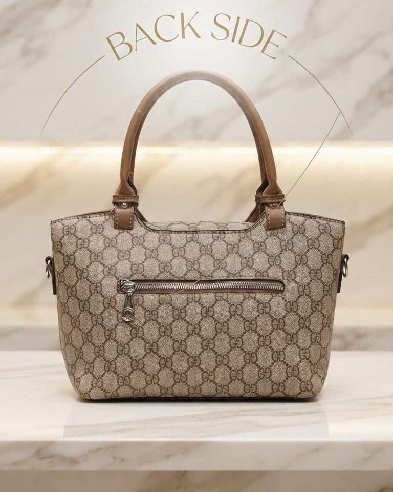 Imported Premium Finish Partywear Handbag for Women | Stylish Structured Top-Handle Purse & Tote