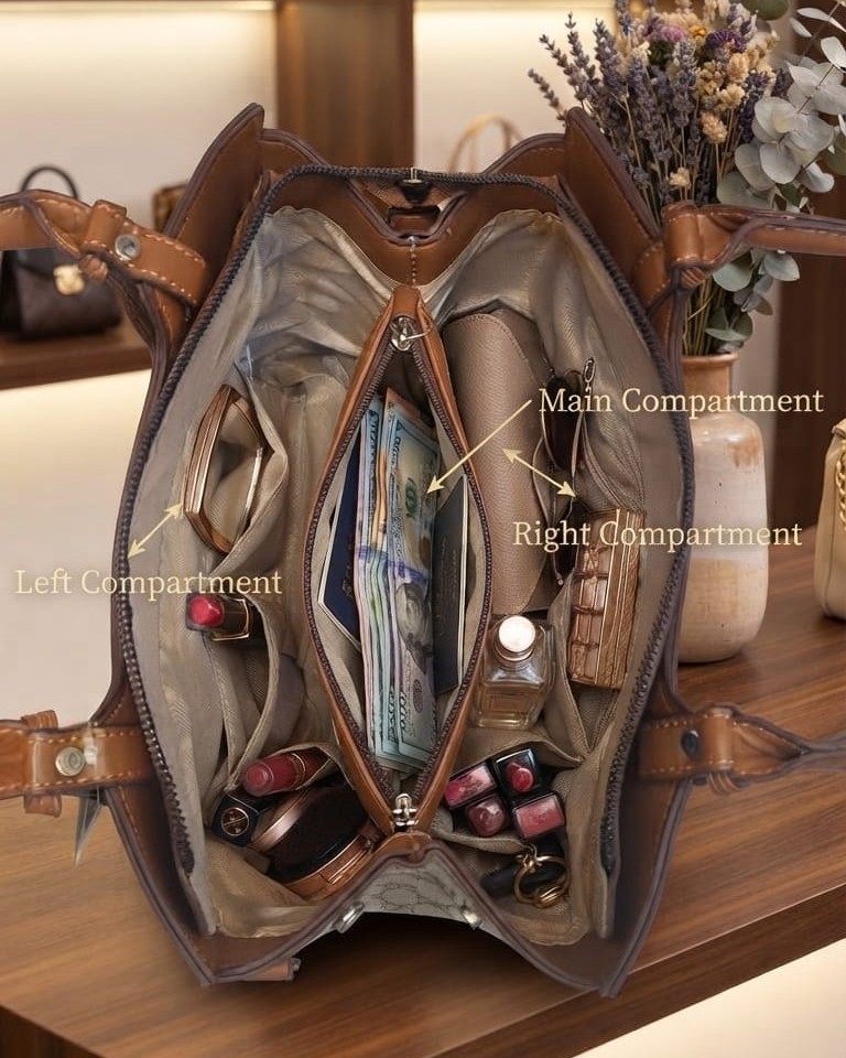 Imported Premium Finish Partywear Handbag for Women | Stylish Structured Top-Handle Purse & Tote