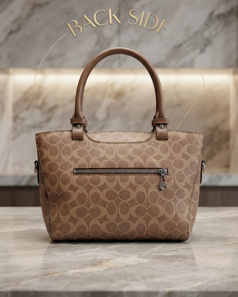 Imported Premium Finish Partywear Handbag for Women | Stylish Structured Top-Handle Purse & Tote