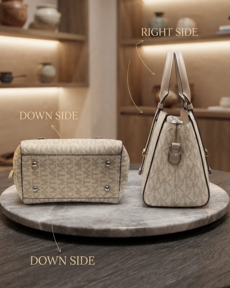 Imported Premium Finish Partywear Handbag for Women | Stylish Structured Top-Handle Purse & Tote