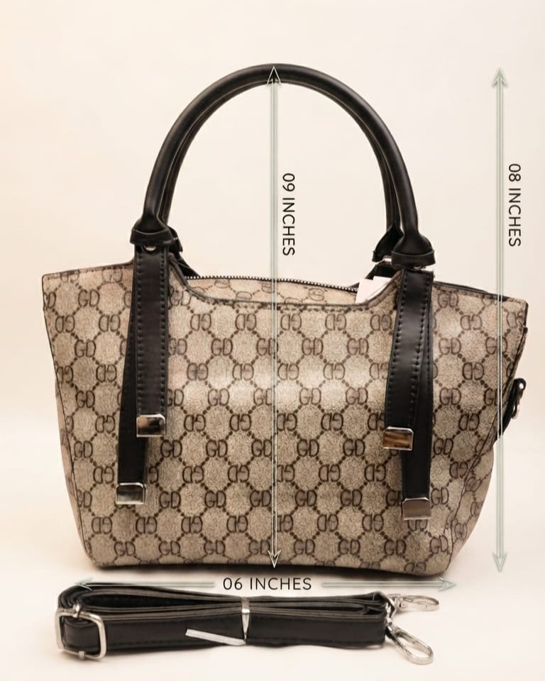 Imported Premium Finish Partywear Handbag for Women | Stylish Structured Top-Handle Purse & Tote