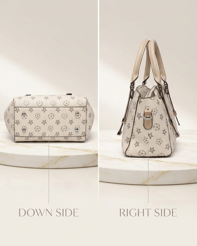 Imported Premium Finish Partywear Handbag for Women | Stylish Structured Top-Handle Purse & Tote