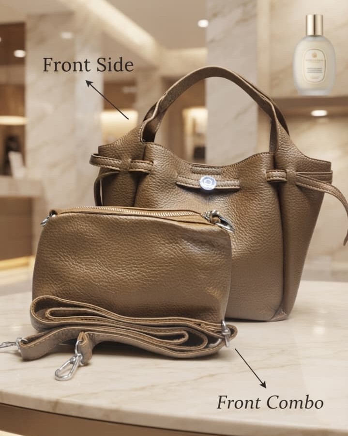 Imported Premium Soft Finish Mini Tote Bag Combo | Stylish Casual Everyday Handbag for Women