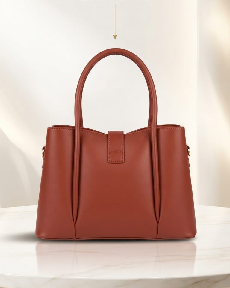 EDONE Premium Leatherette Modern Handbag in Trendy Colors | Designer Top-Handle Purse & Tote for Women
