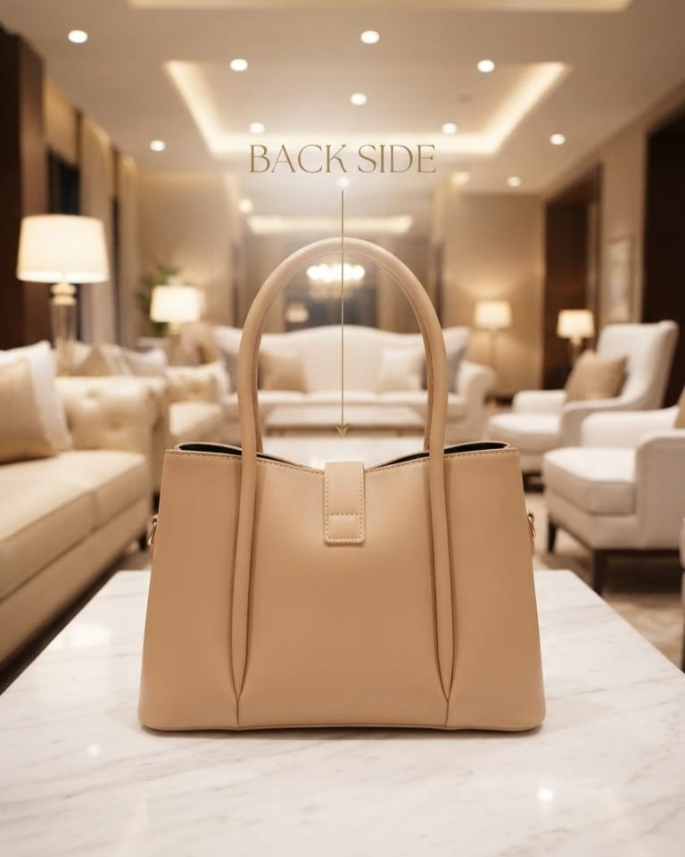 EDONE Premium Leatherette Modern Handbag in Trendy Colors | Designer Top-Handle Purse & Tote for Women