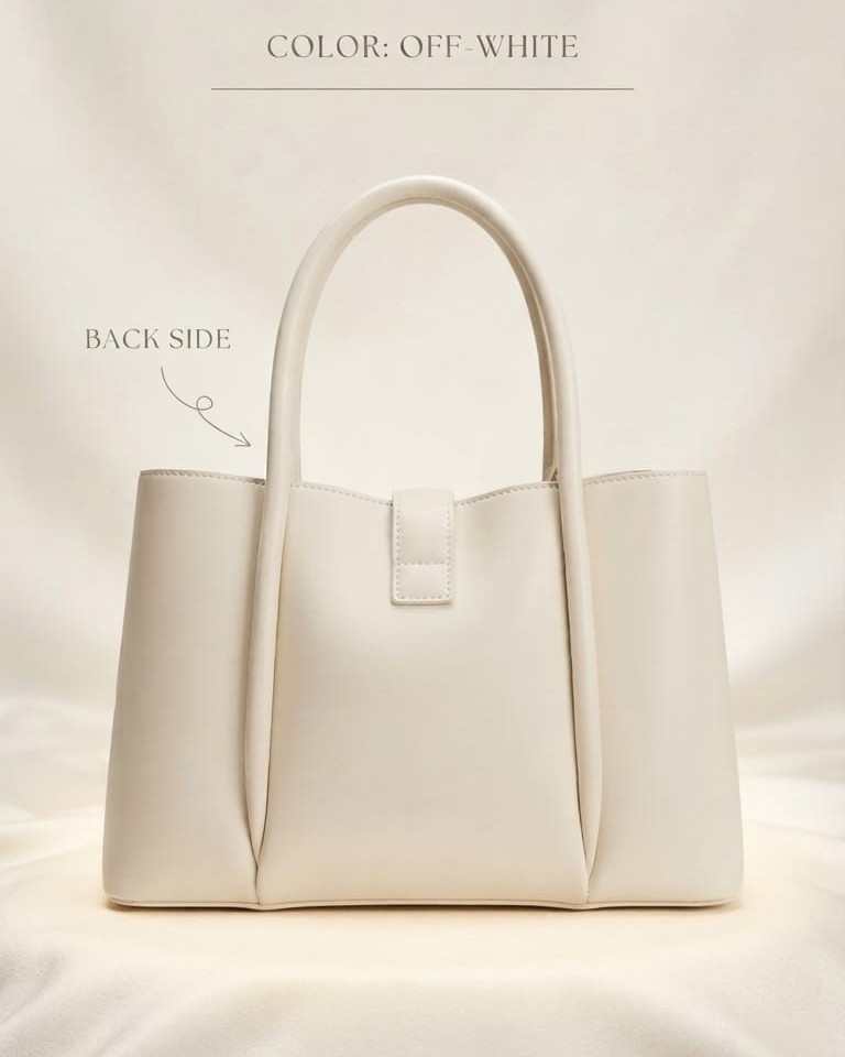 EDONE Premium Leatherette Modern Handbag in Trendy Colors | Designer Top-Handle Purse & Tote for Women